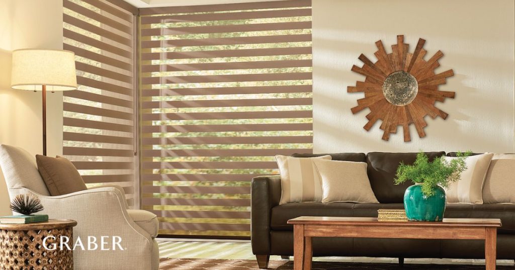 IG living room layered shades